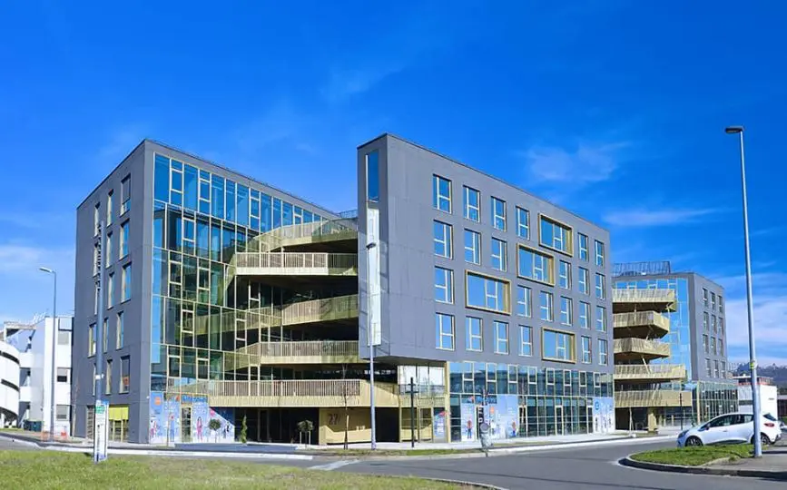Construction de l'immeuble de bureaux "Le Consortium" à Saint-Étienne